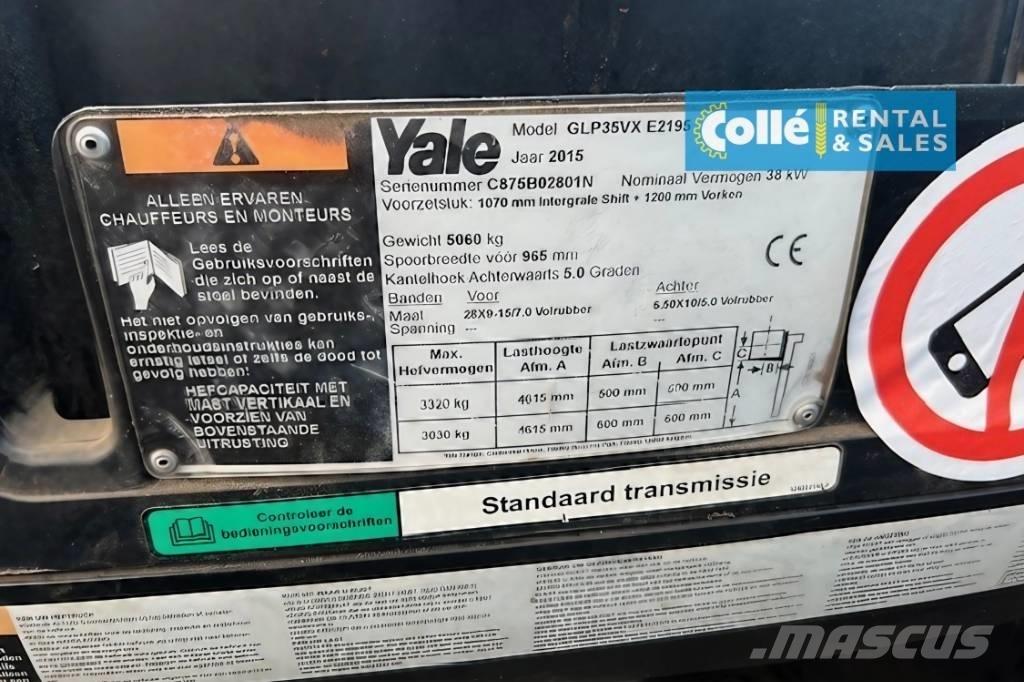 Yale GLP 35 VX | 2015 Stivuitor GPL