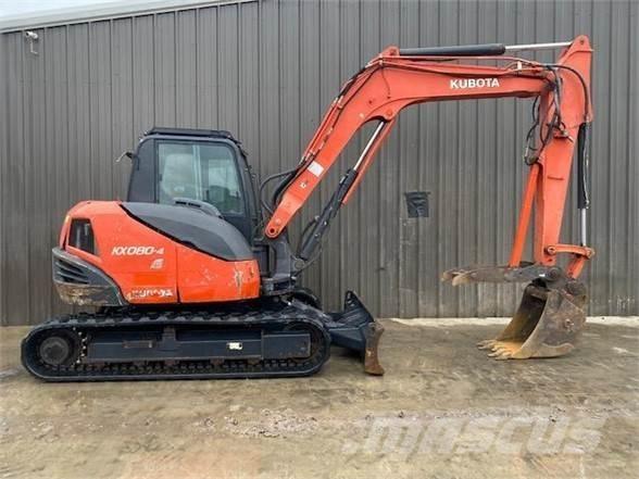 Kubota KX080-4 Excavatoare pe șenile
