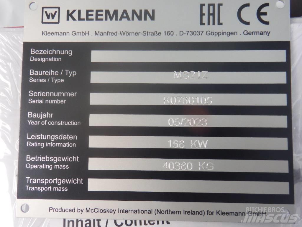 Kleemann MS 21 Z Cernuitoare