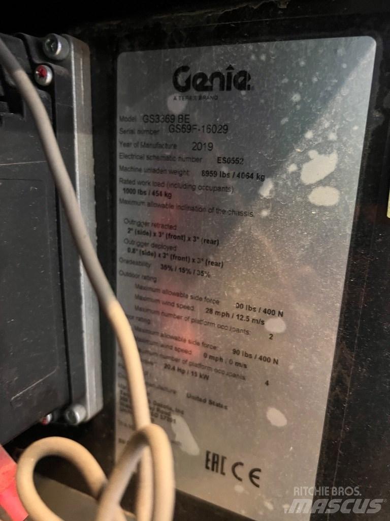 Genie GS 3369 BE Platforme foarfeca