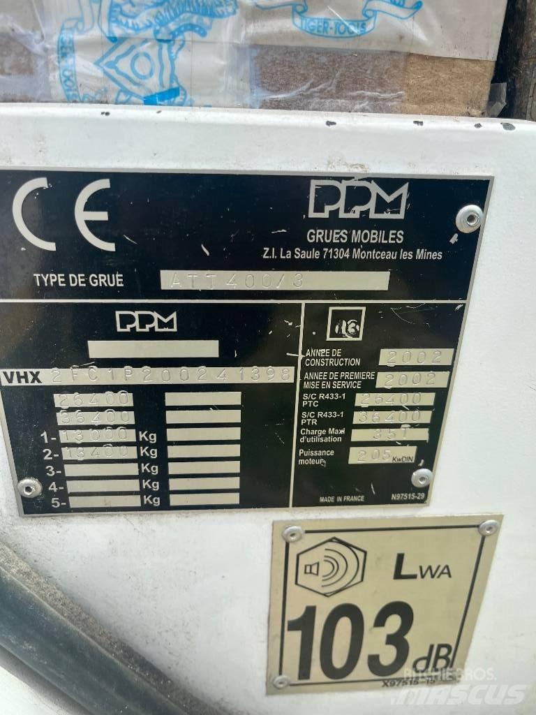 Terex PPM ATT 400/3 Macara pentru orice teren