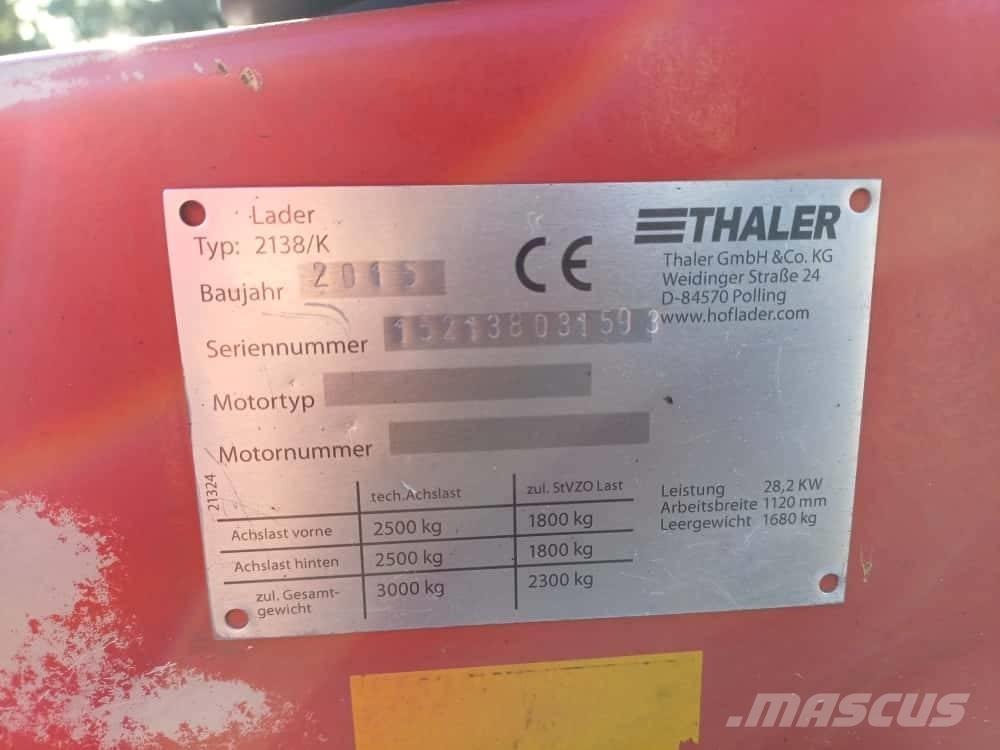 Thaler 2138/K Incarcator pe pneuri