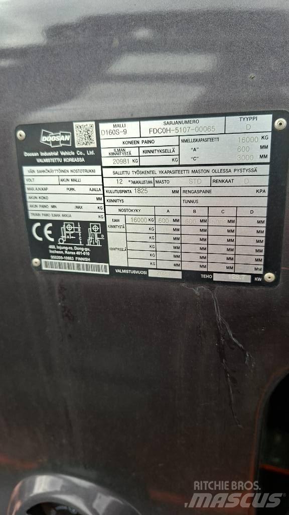 Doosan D160S-9 Stivuitor diesel