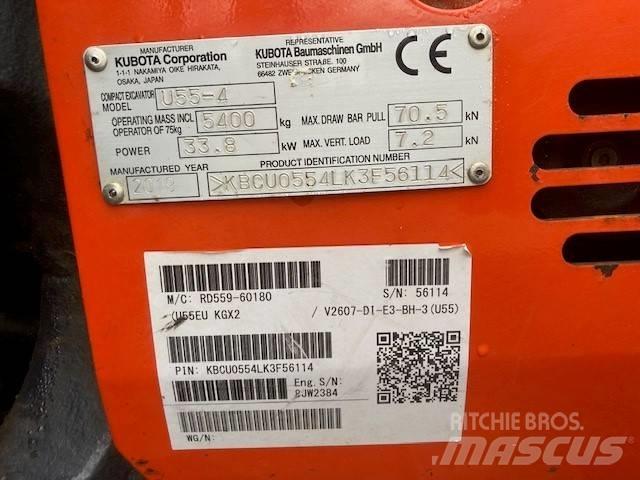 Kubota U 55-4 Mini excavatoare < 7t