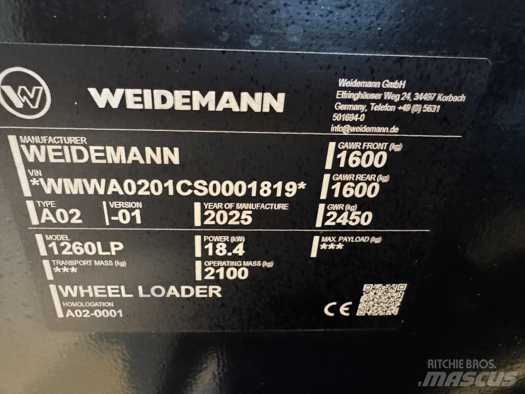 Weidemann 1260 LP Incarcatoare multifunctionale