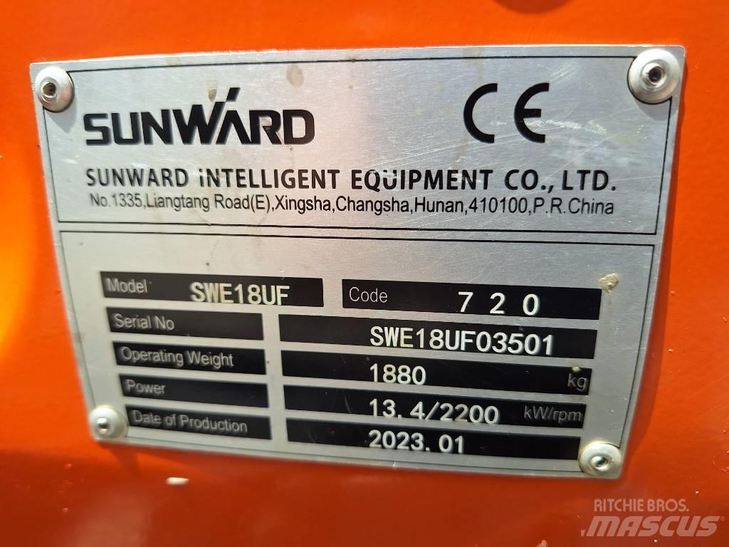 Sunward SWE 18 UF Mini excavatoare < 7t