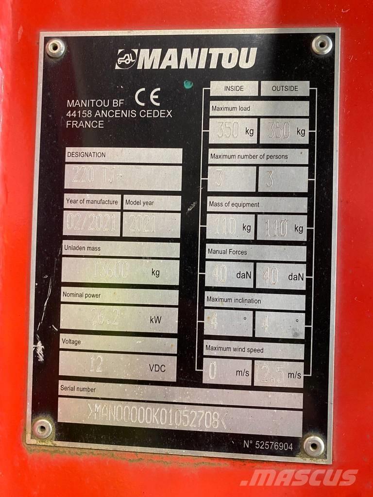 Manitou 220 TJ Nacele cu brat articulat