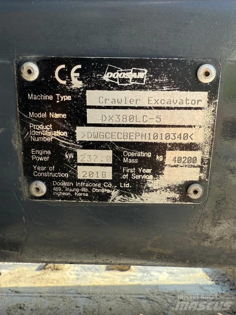 Doosan DX 380 LC-5 Excavatoare pe șenile
