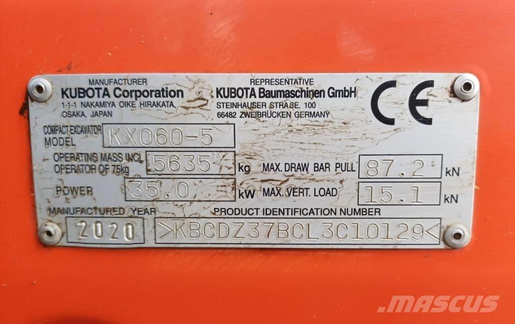 Kubota KX 060-5 Mini excavatoare < 7t