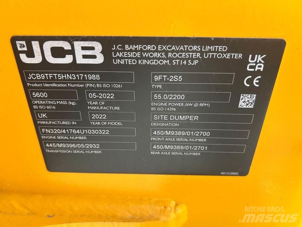 JCB 9TFT-2 Minitractor de teren