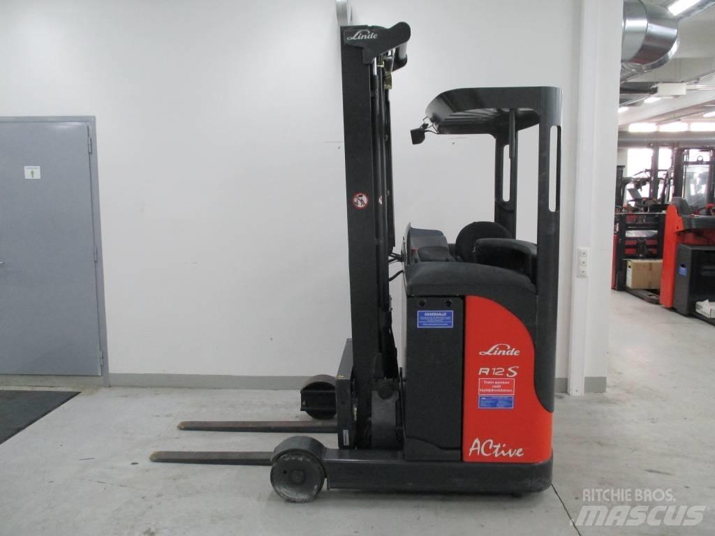 Linde R 12 Stivuitor cu catarg retractabil