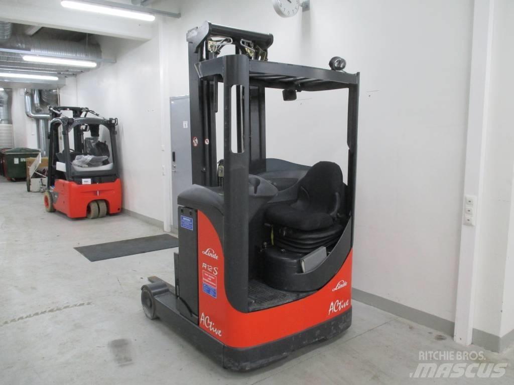 Linde R 12 Stivuitor cu catarg retractabil