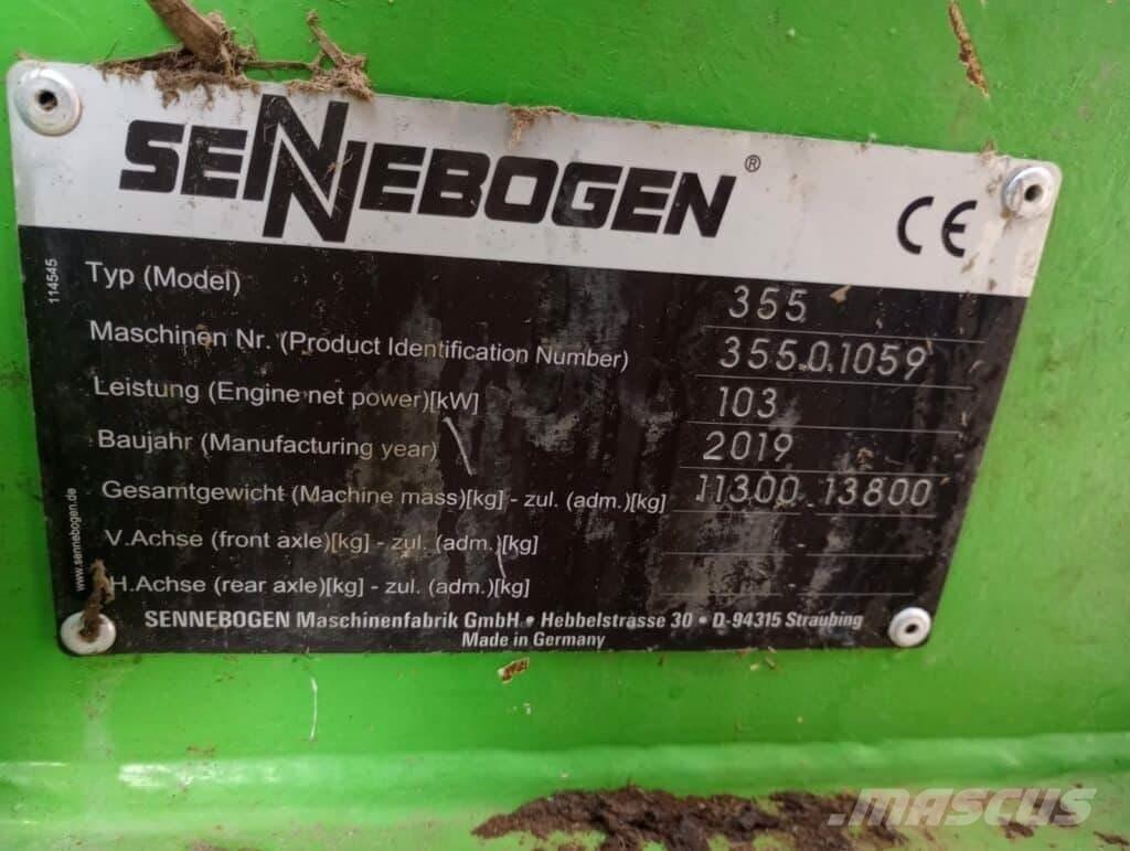 Sennebogen 355E Paleta de manipulare