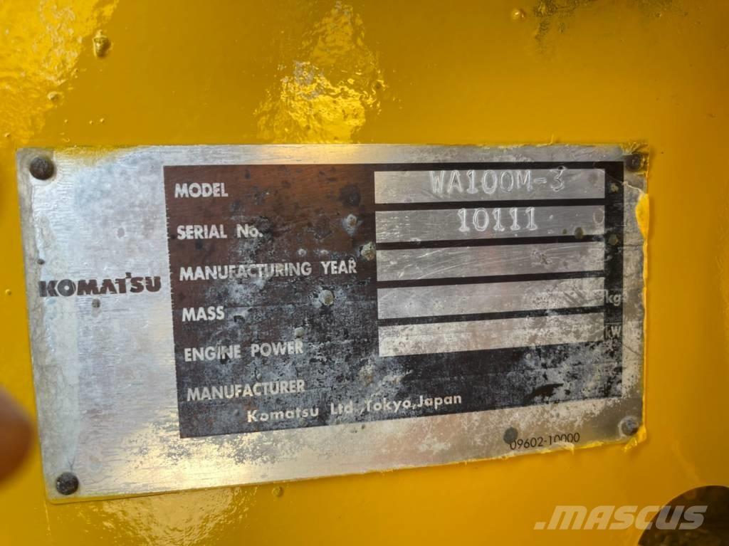 Komatsu WA100M-3 Incarcator pe pneuri
