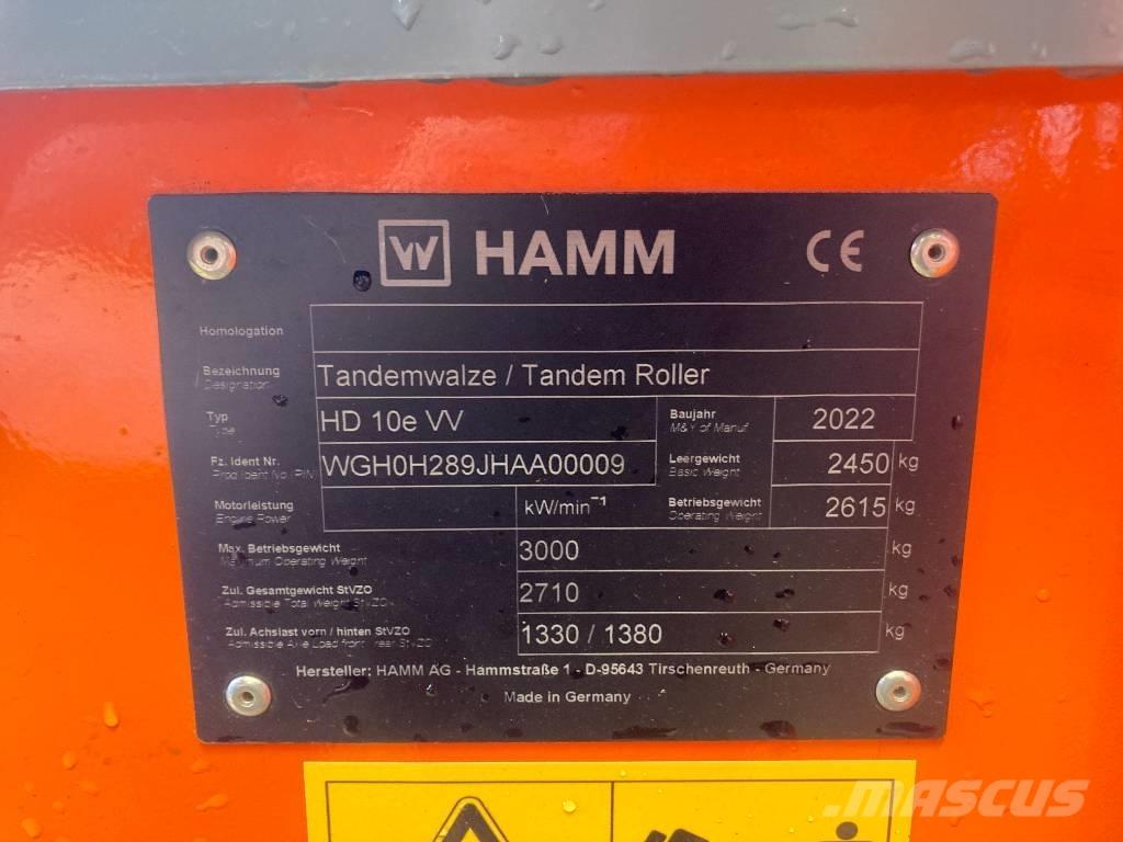 Hamm HD 10e VV H289 Compactoare sol