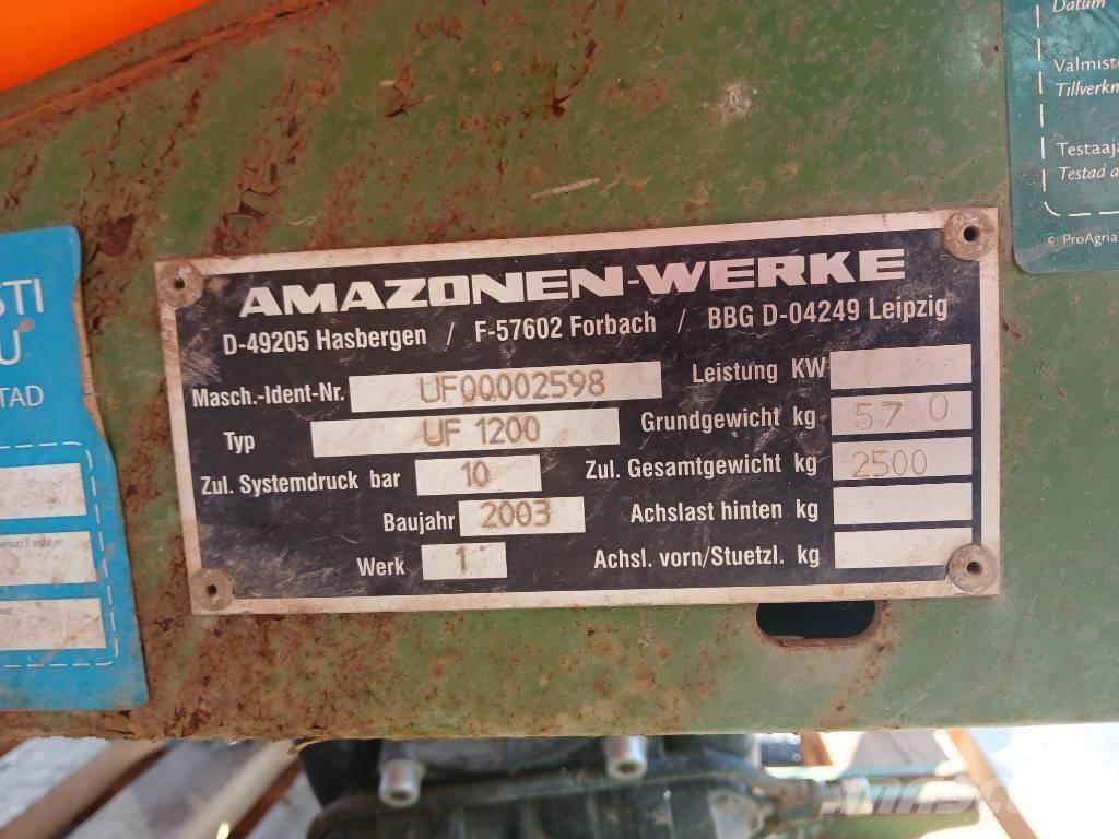 Amazone UF 1200 15m Pulverizatoare spayers