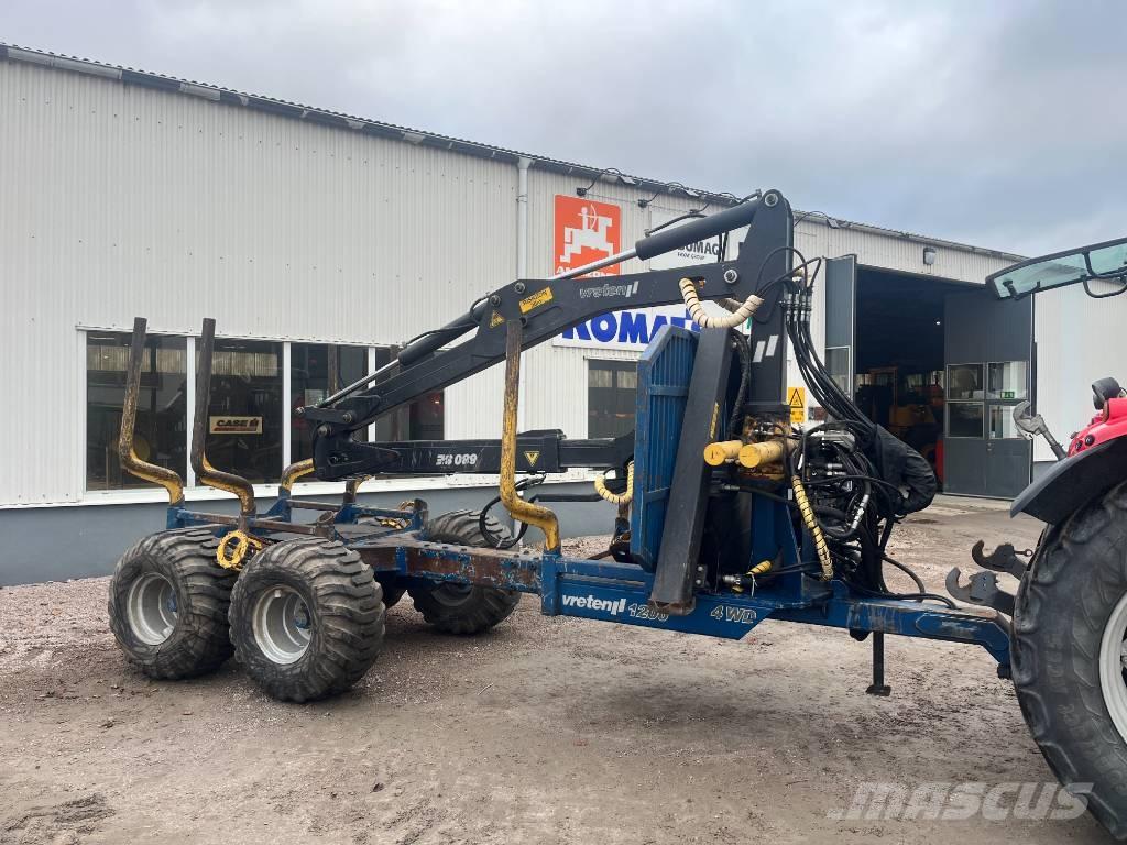 Vreten 1200 4wd Remorci forestiere