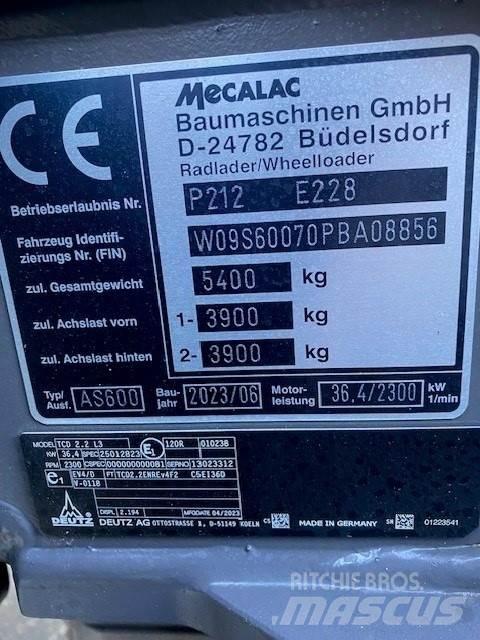 Mecalac AS600 Incarcator pe pneuri