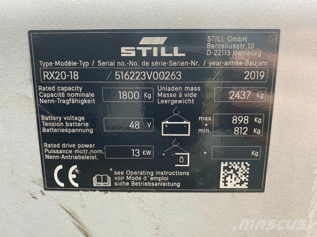 Still RX20-18 Stivuitor electric