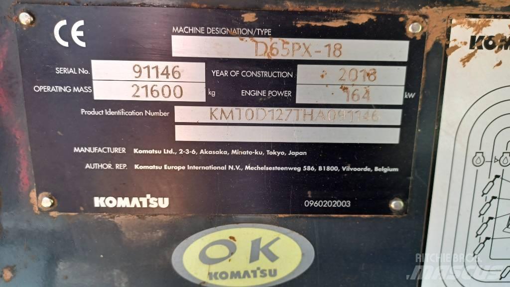 Komatsu D65PX-18 Buldozere pe senile