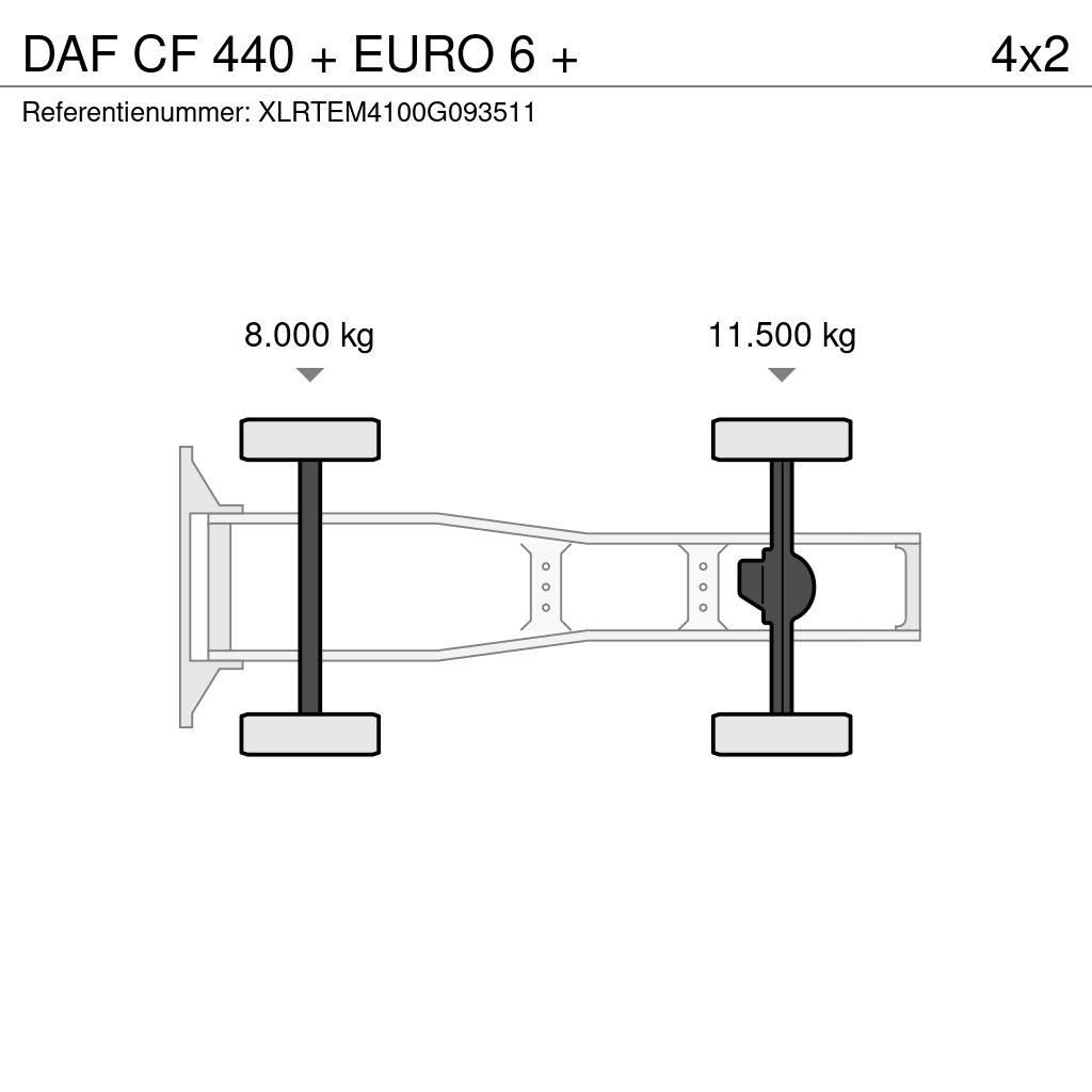 DAF CF 440 + EURO 6 + Autotractoare