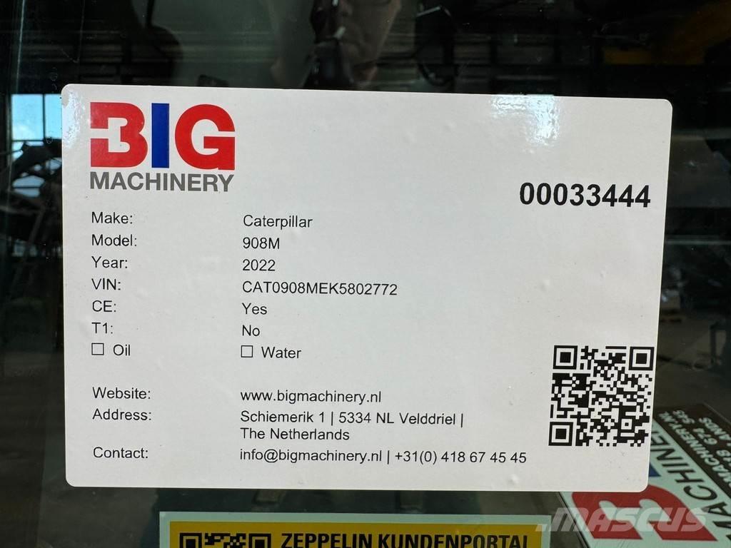 CAT 908M Incarcator pe pneuri