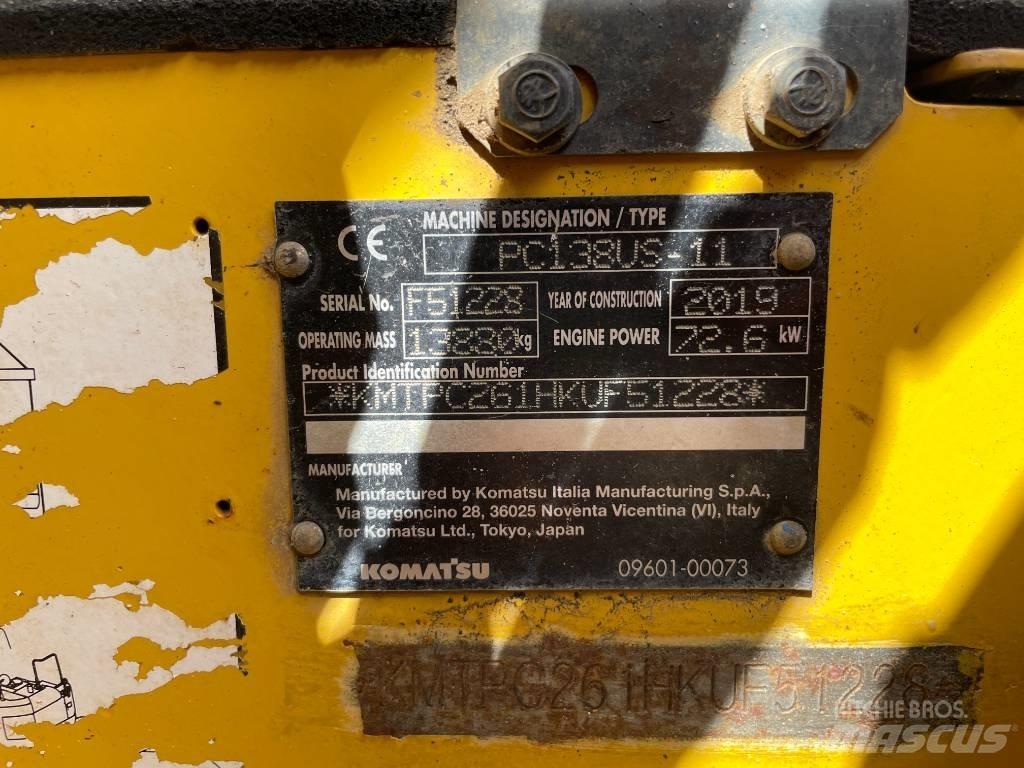 Komatsu PC 138 US-11 Excavatoare pe șenile
