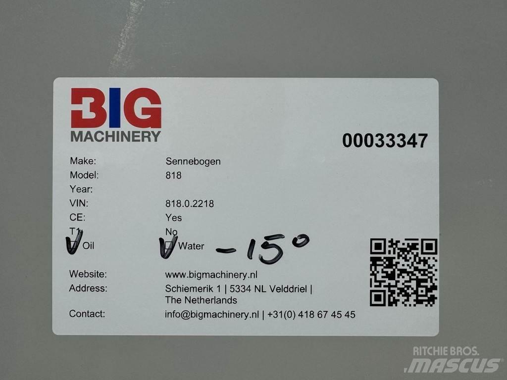 Sennebogen 818E Excavatoare cu roti