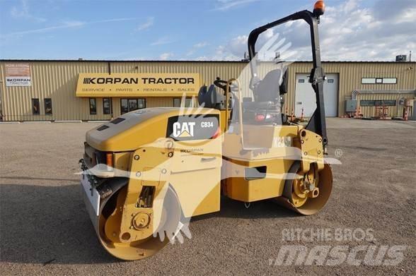 CAT CB34 Compactoare monocilindrice