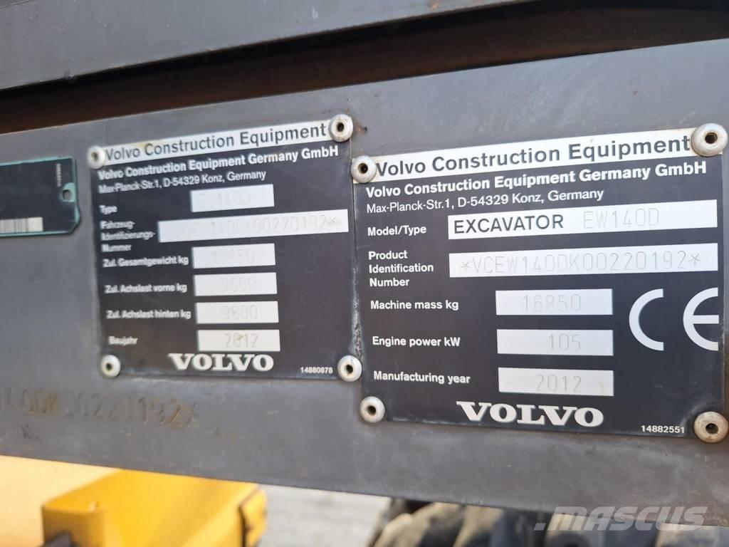 Volvo EW 140 D Excavatoare cu roti