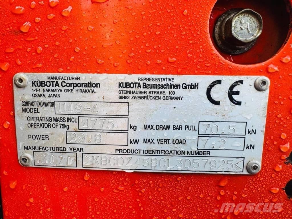 Kubota U 48-4 Mini excavatoare < 7t