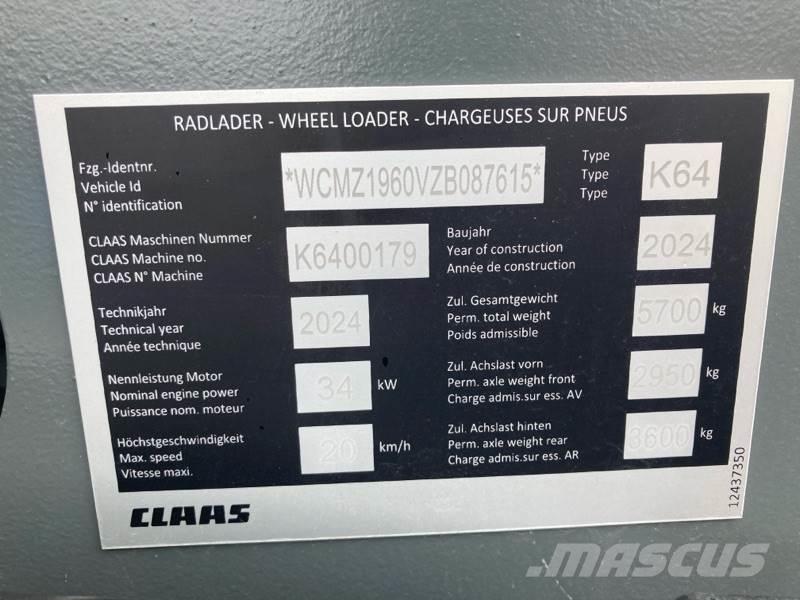 CLAAS TORION 530 Incarcator pe pneuri