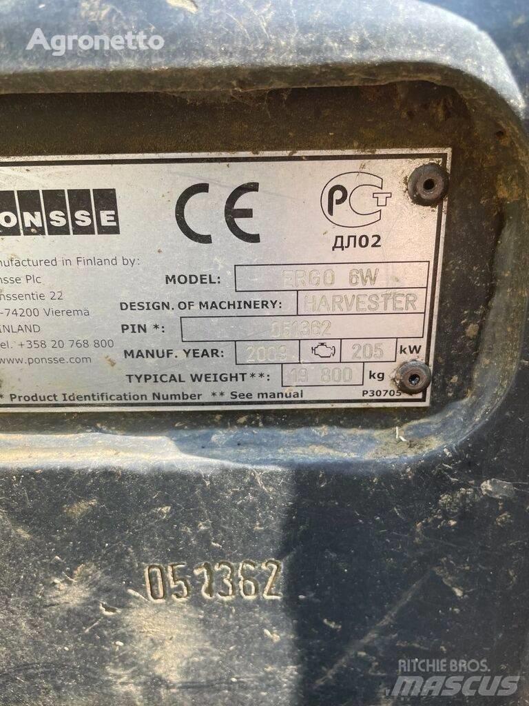 Ponsse Ergo 6W Combine forestiere
