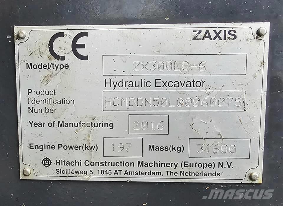 Hitachi ZX 300 LC-6 Excavatoare pe șenile
