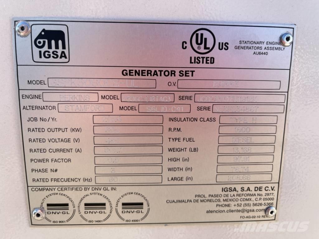  IGSA  GSPK20600L-UL Generatoare Diesel