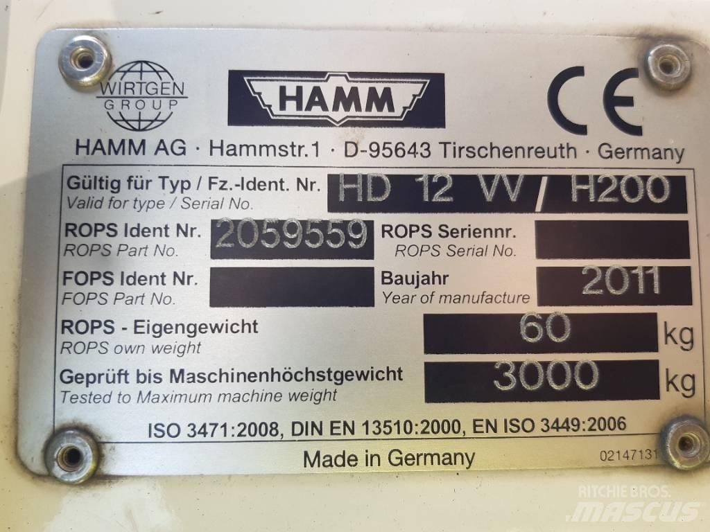 Hamm HD 12 VV Cilindri compactori dubli