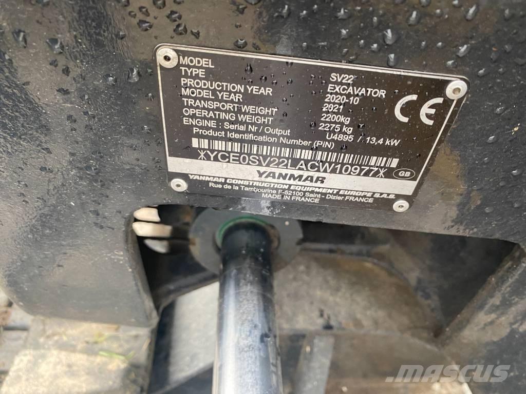Yanmar SV 22 Mini excavatoare < 7t