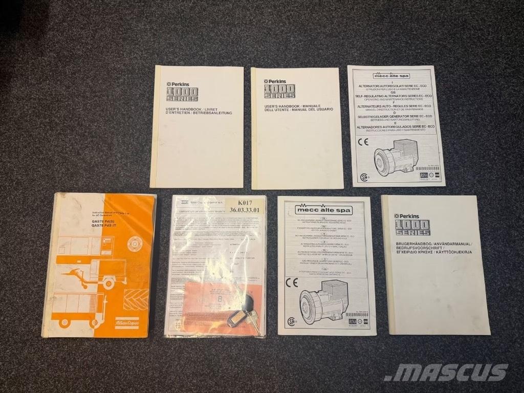 Atlas Copco QAS 78 Generatoare Diesel