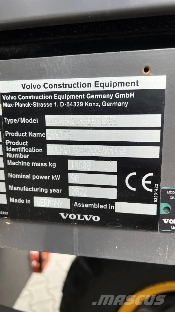 Volvo EWR 130 E Excavatoare cu roti