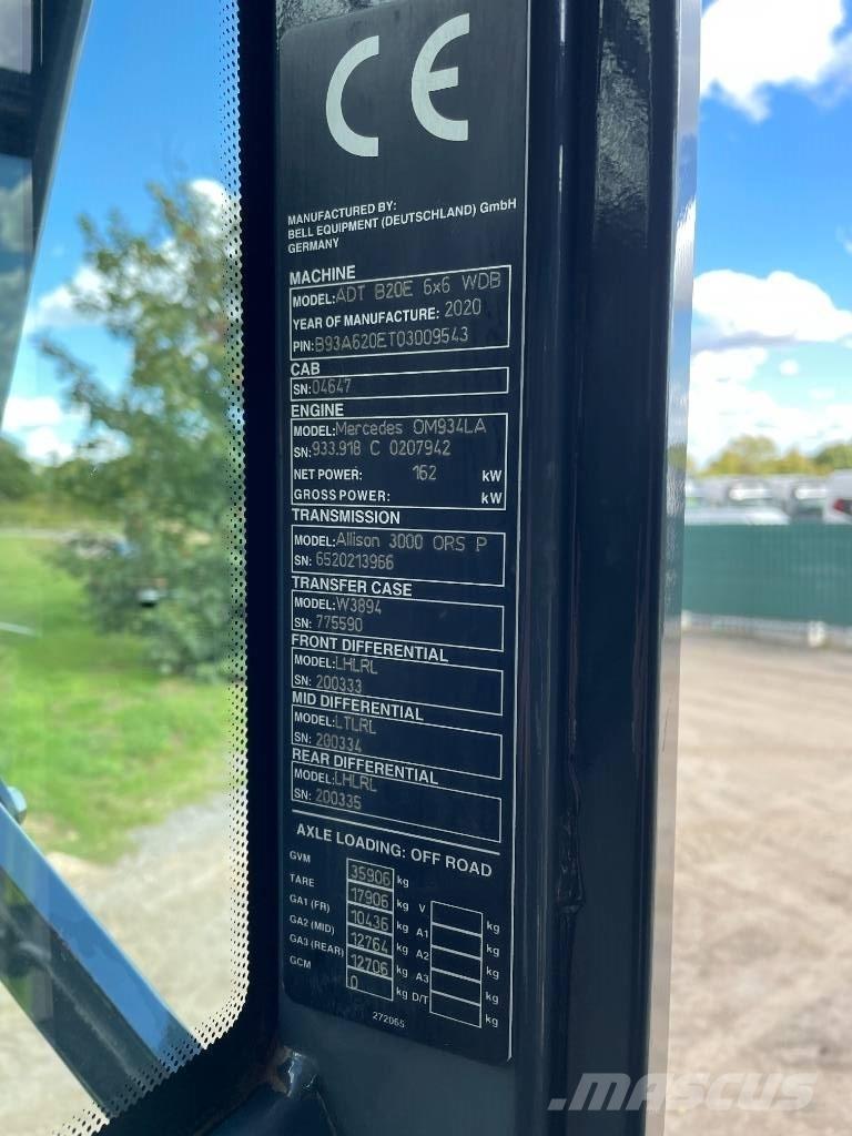 Bell B20E Transportoare articulate
