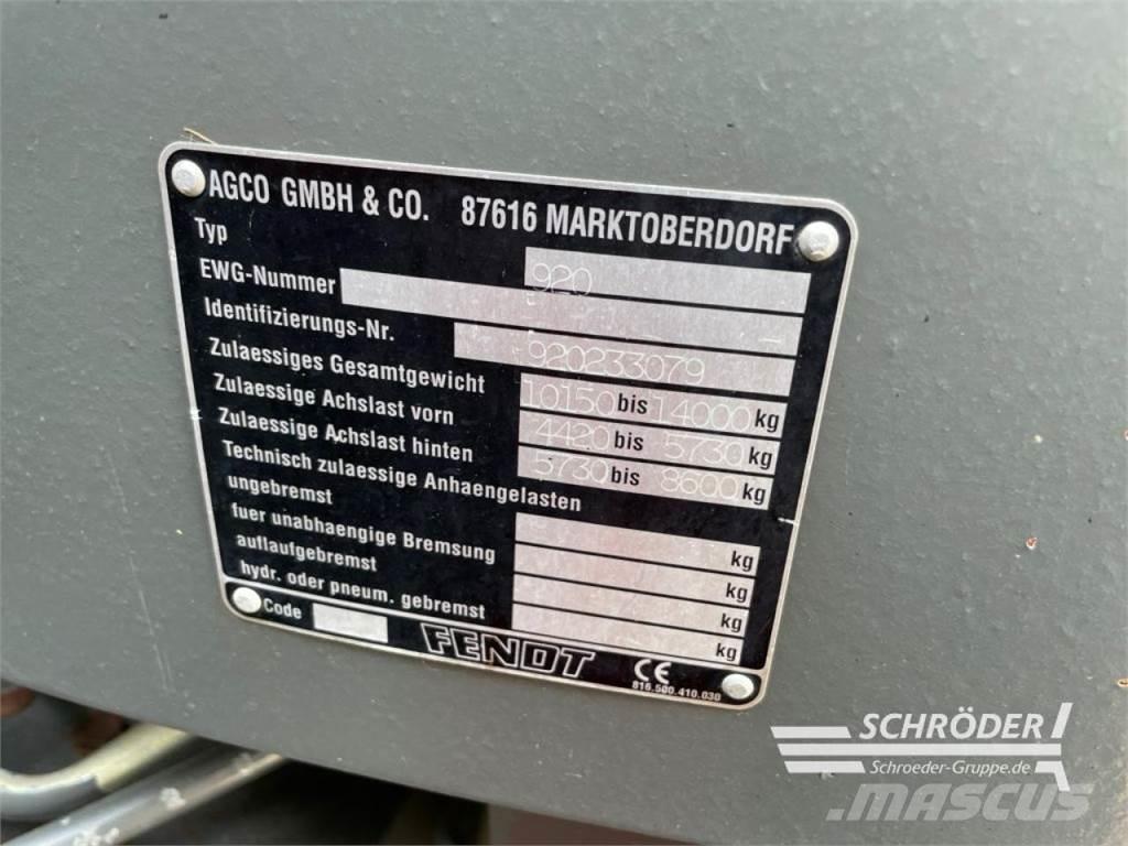 Fendt 920 VARIO Tractoare