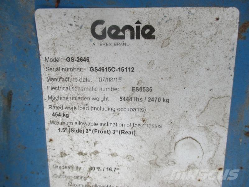 Genie GS 2646 Platforme foarfeca