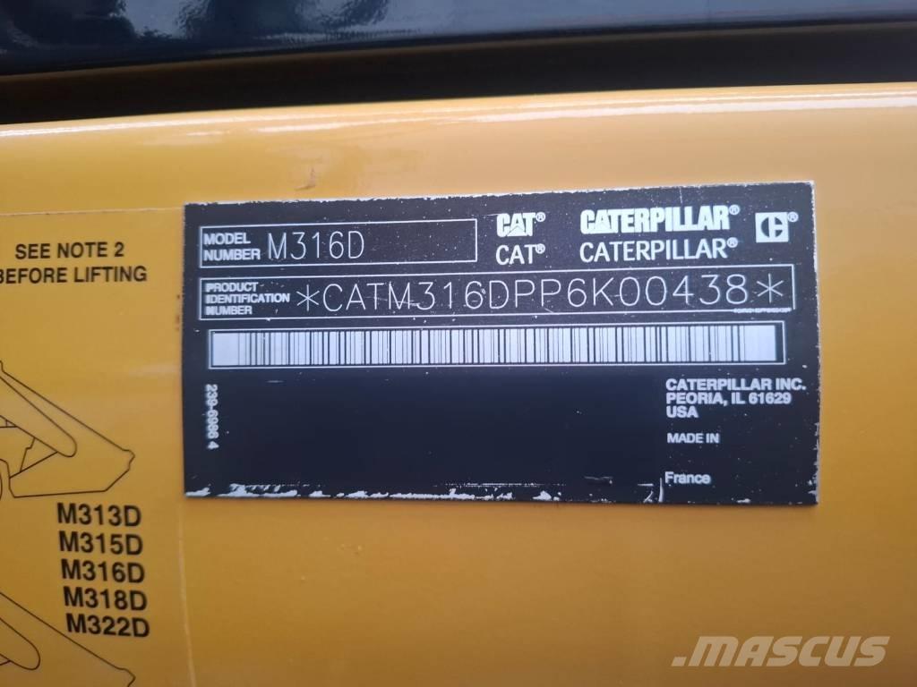 CAT 316D Excavatoare cu roti