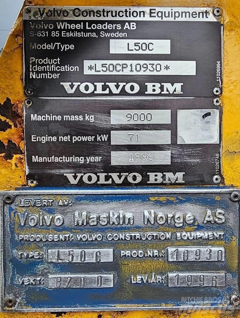 Volvo L 50 C Incarcator pe pneuri