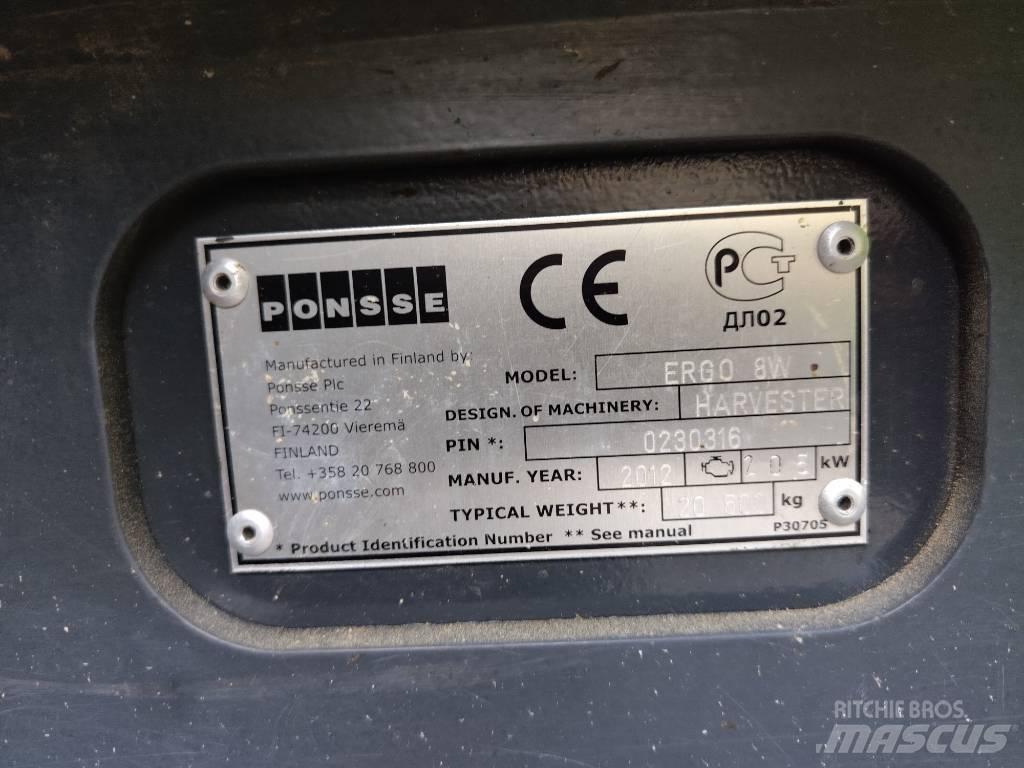 Ponsse ERGO 8W Combine forestiere