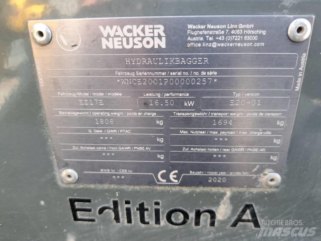 Wacker Neuson EZ17e Excavatoare pe șenile
