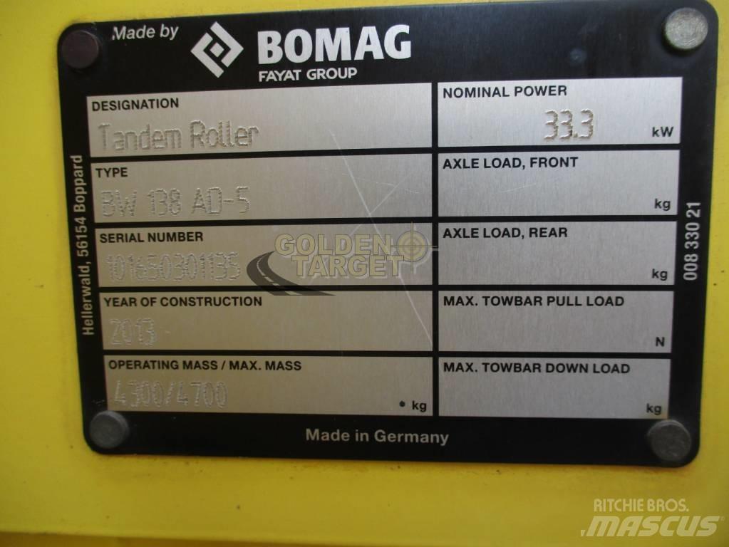 Bomag BW 138 AD-5 Cilindri compactori dubli