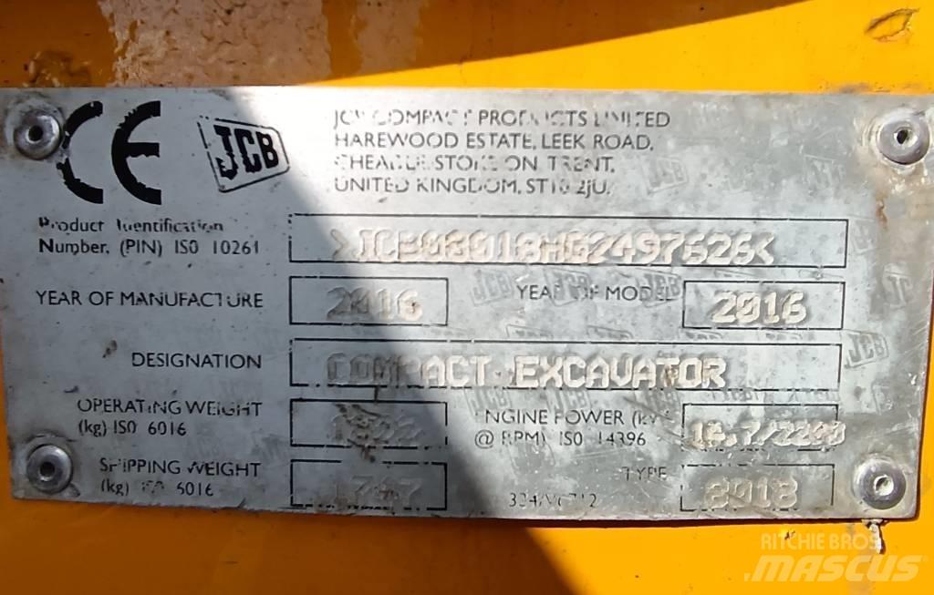 JCB 8018 CTS Mini excavatoare < 7t