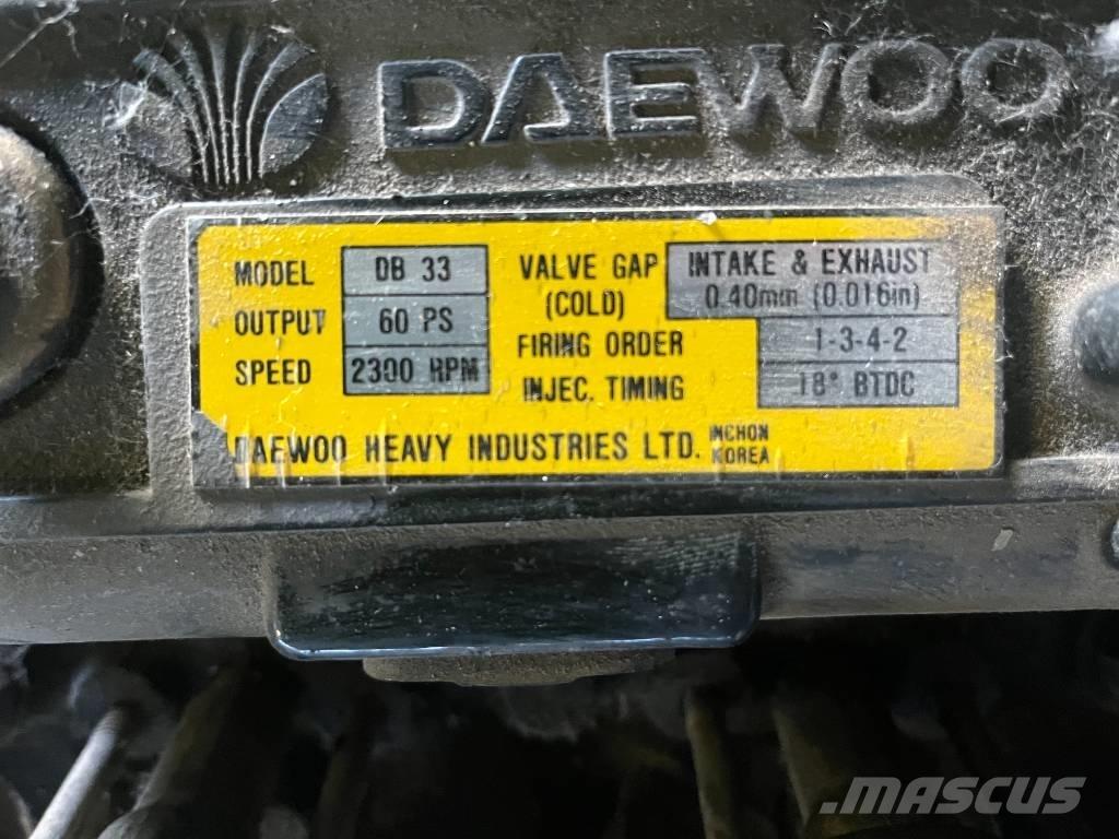 Daewoo DB33A E-0059 Motoare