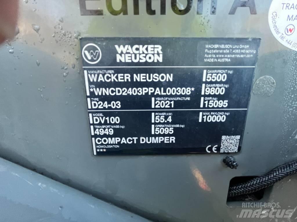 Wacker Neuson DV 100 Minitractor de teren